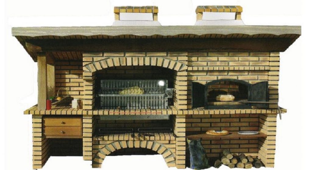 BARBECUE FOUR A PAIN EN BRIQUE RÉFRACTAIRE L-J 2100-A | Au Jardin D'eden